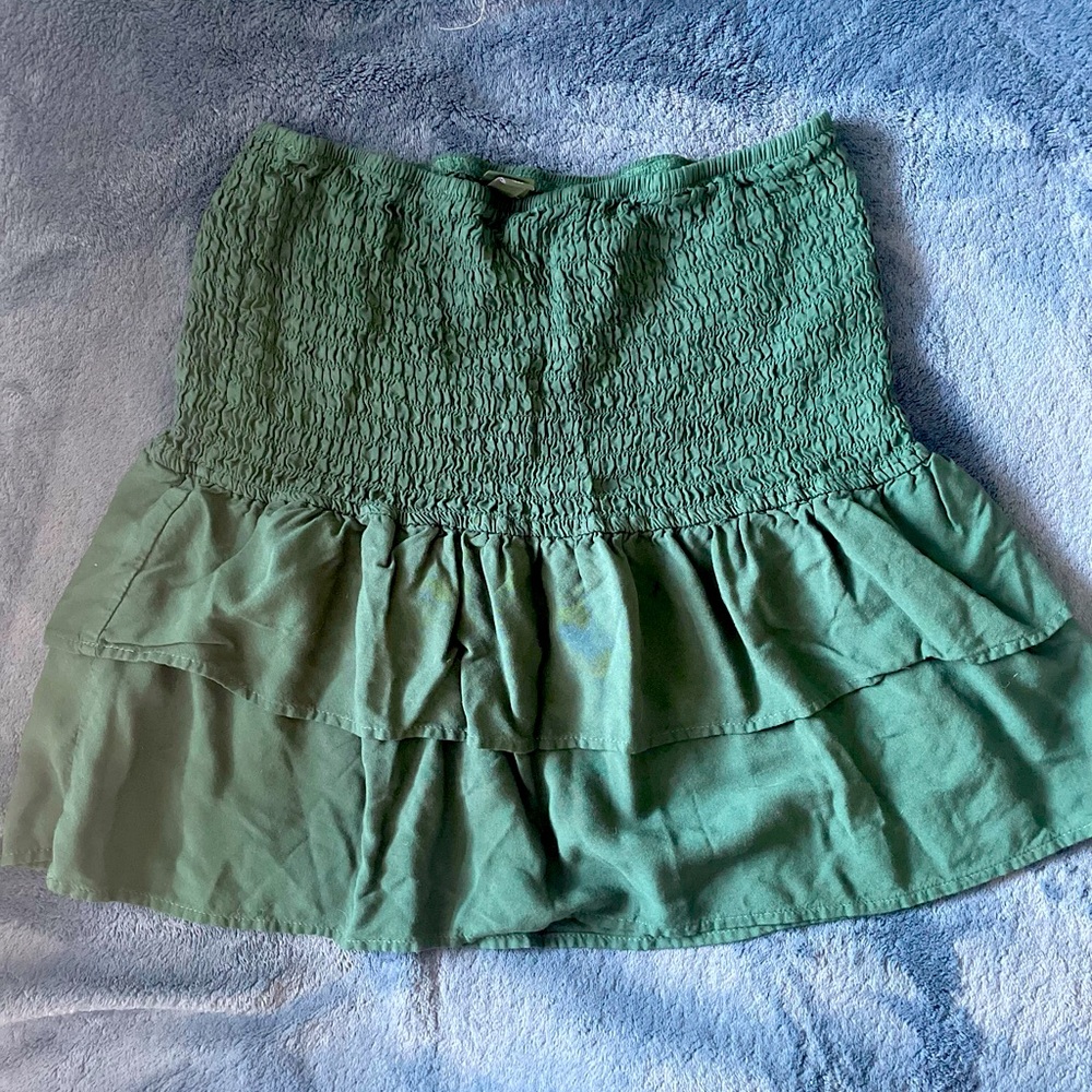 green wild fable mini skirt